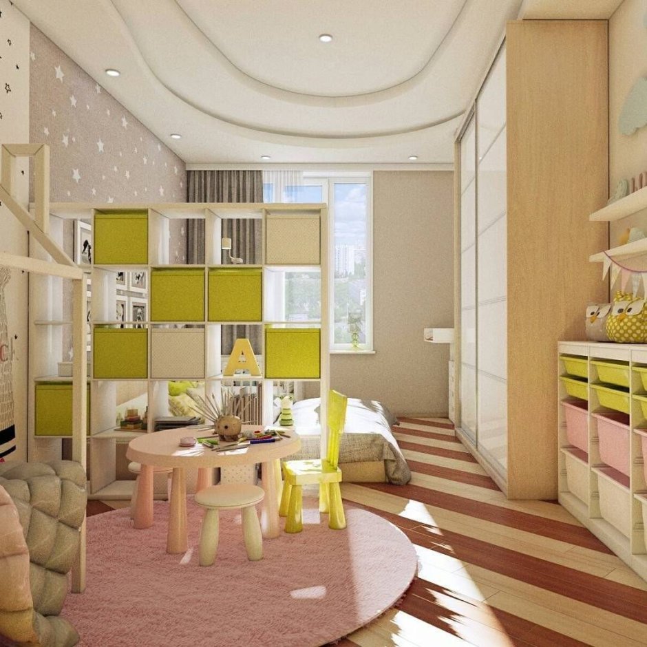 Интерьер детской комнаты девочке