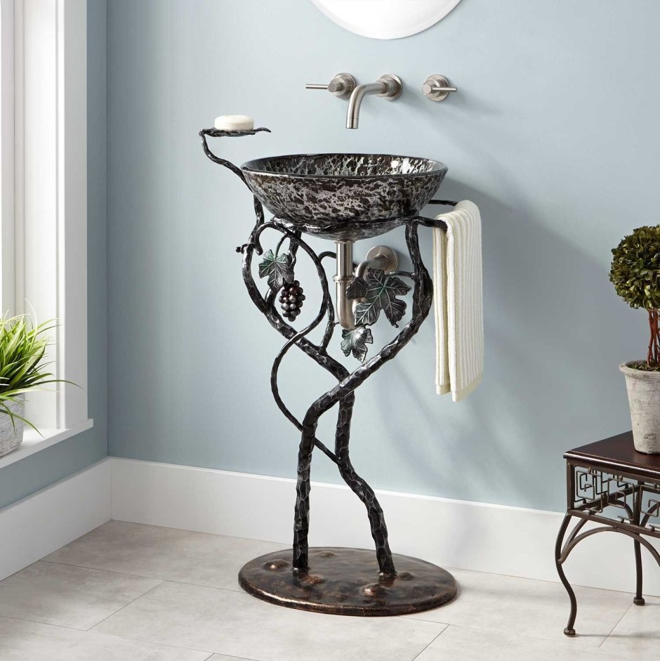 Кованые подставки под раковину