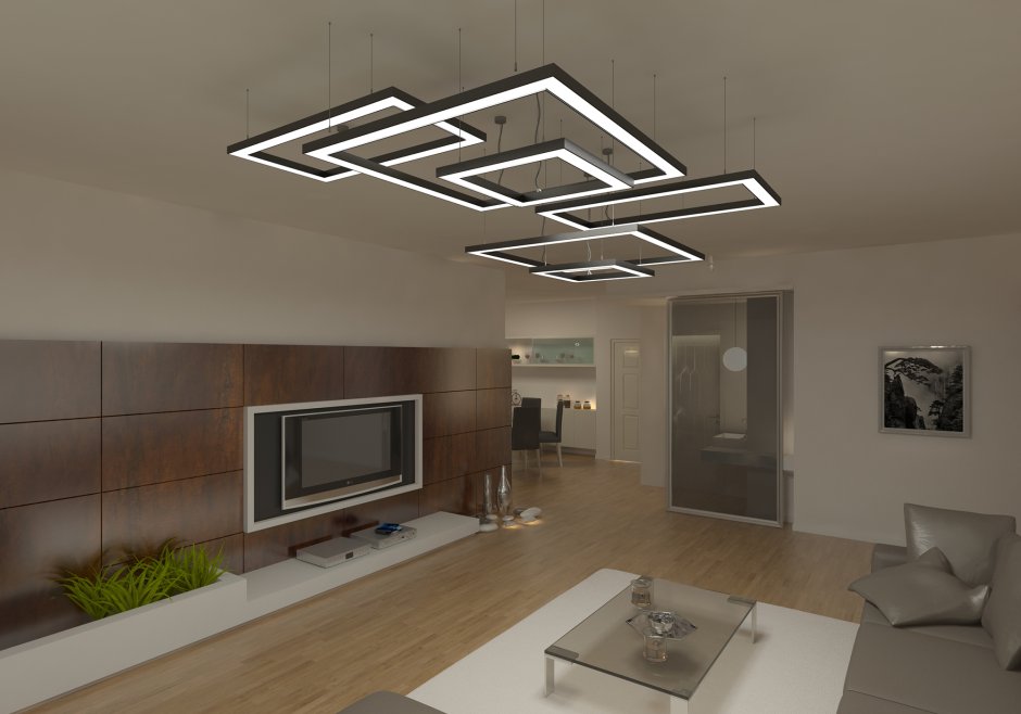 Накладной светодиодный профильный светильник ЦЕНТРСВЕТ