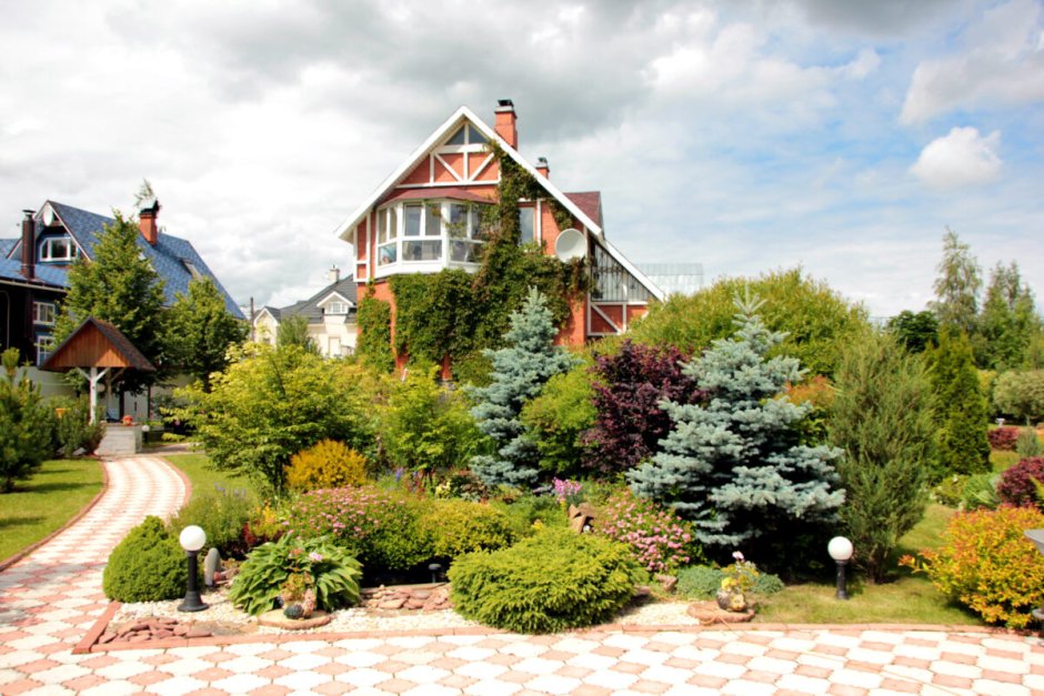 Дом Хонка ландшафтный дизайн