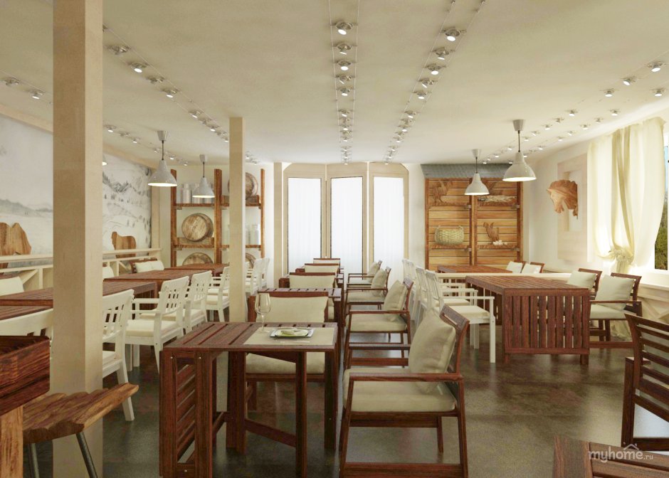 Придорожное кафе интерьер