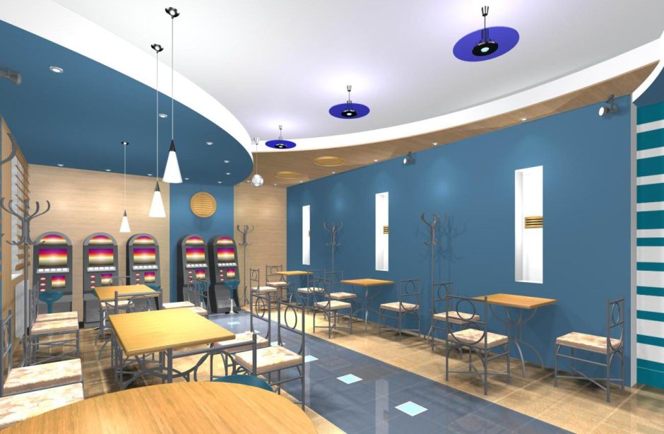 Придорожное кафе зал