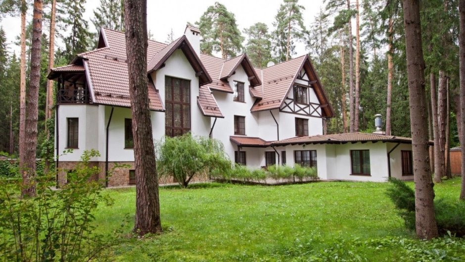 Хайтэк дом в Сосновом лесу