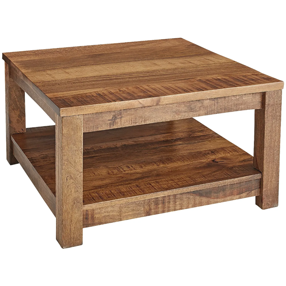 Деревянный кофейный столик