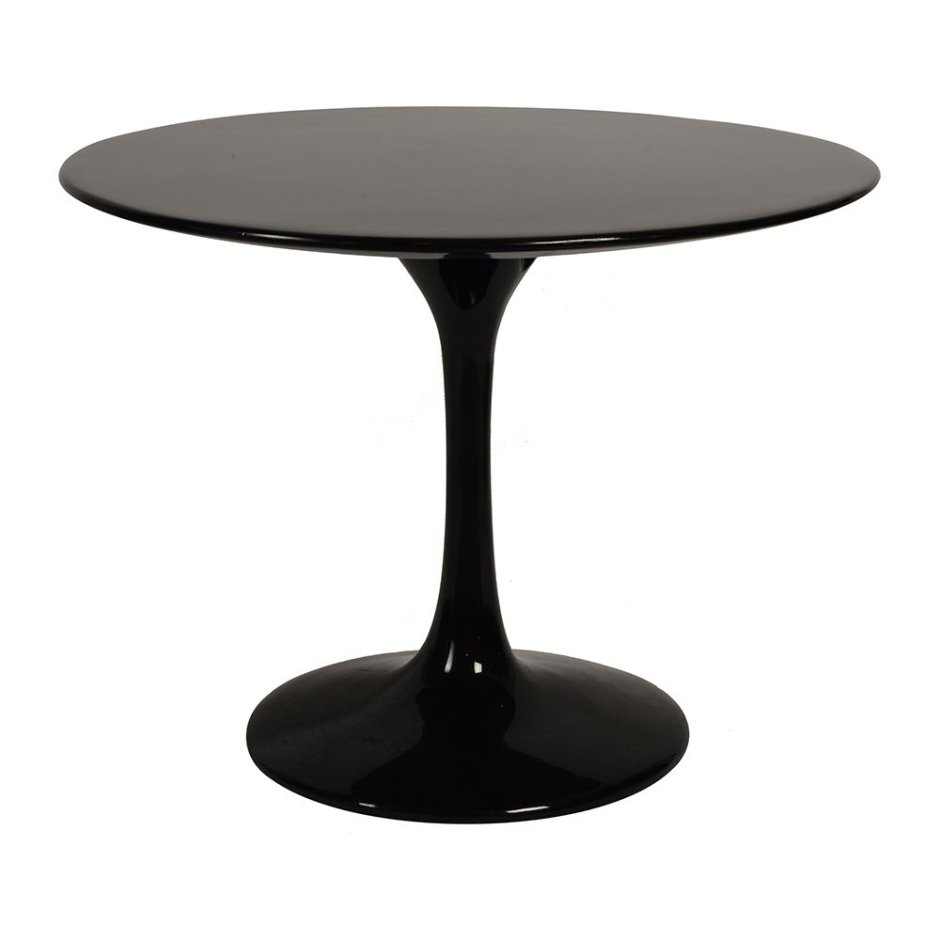 Стол журнальный Eero Saarinen Style Tulip Table MDF черный