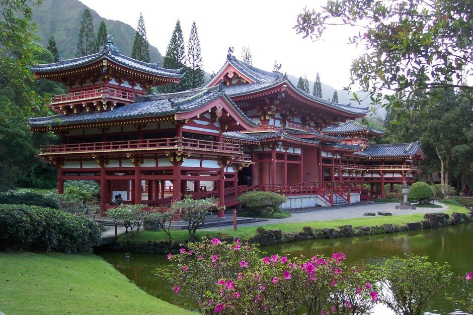 Храм бёдо ин Япония внутри