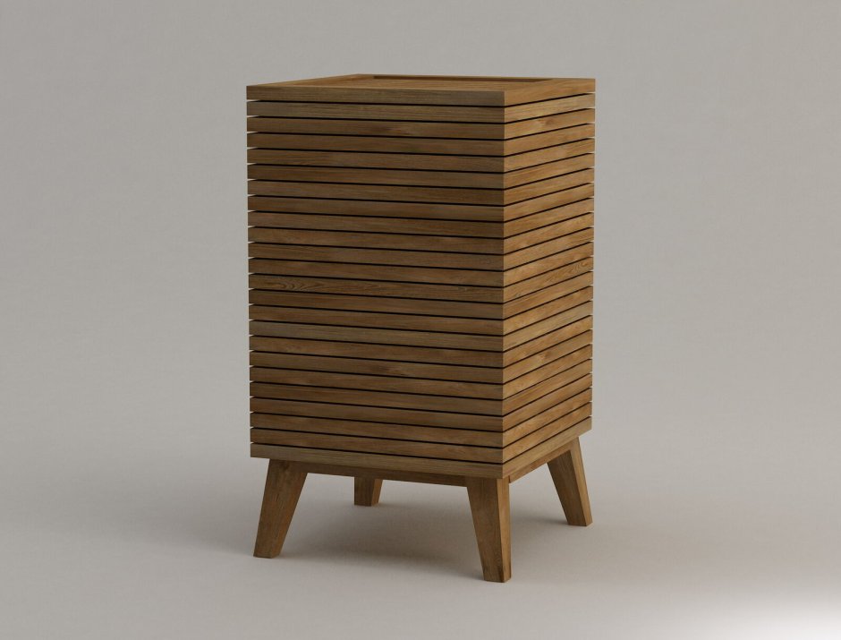 Деревянная тумба для белья