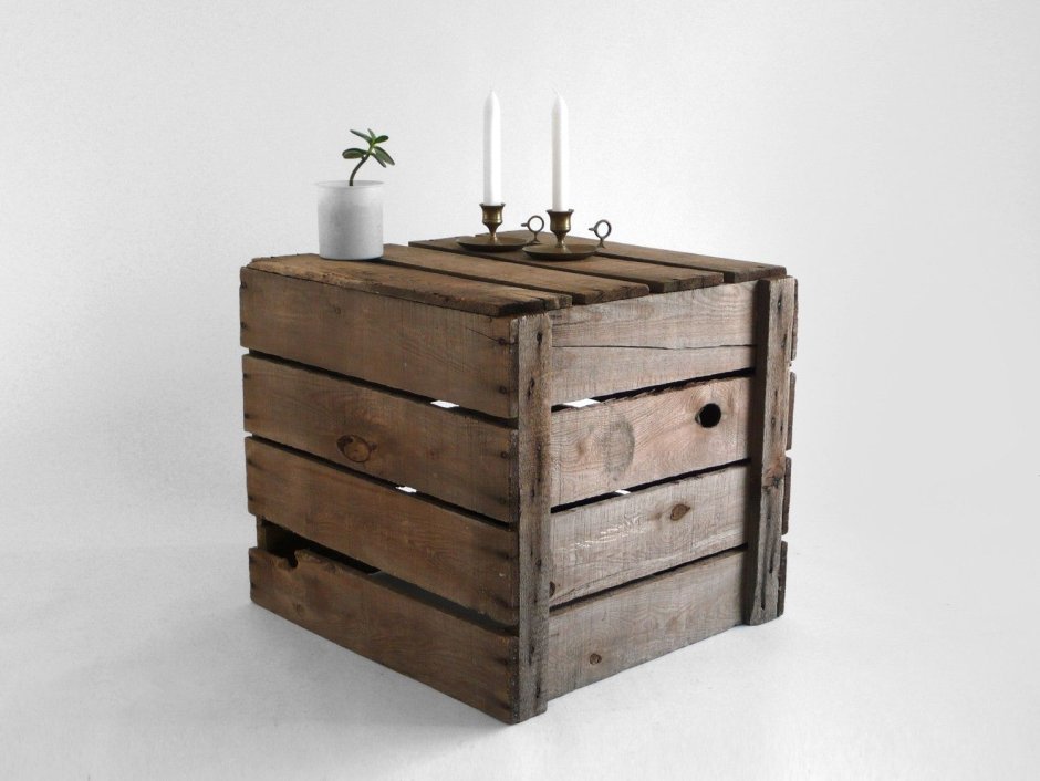 Стилизованный деревянный ящик