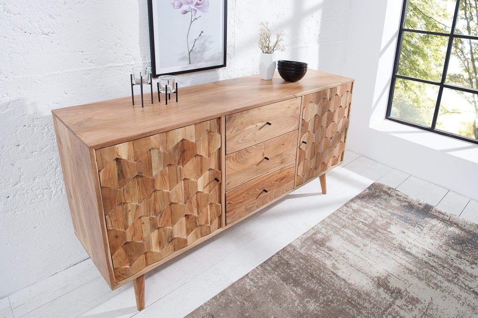 Дизайнерский комод из дерева