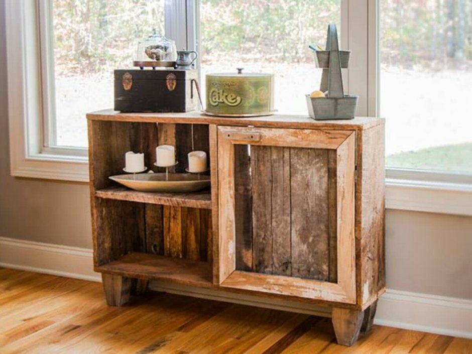 Тумбы из старых досок