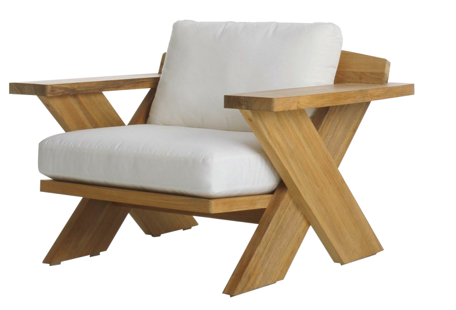 Деревянный стул диван