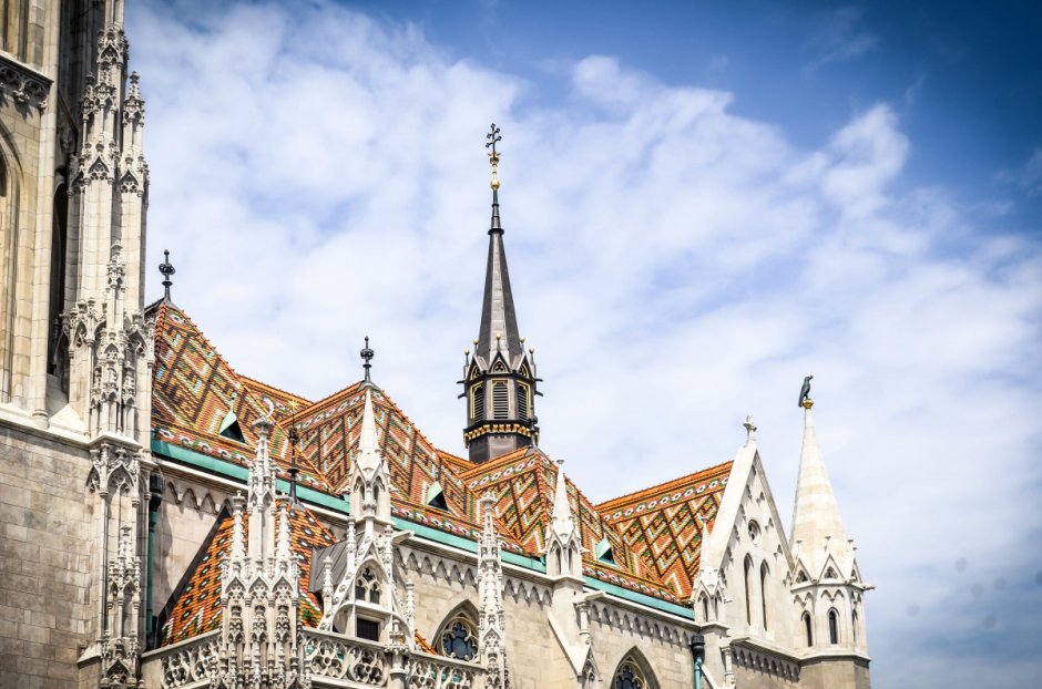 Крыша собора св. Матьяша, г. Будапешт