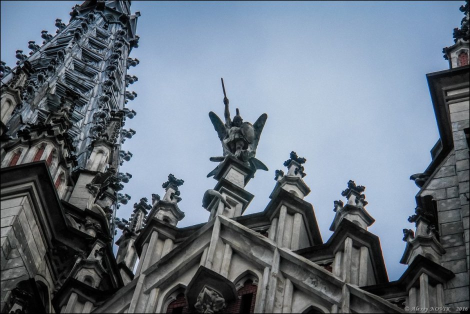 Photos on Rooftops of Gothic Cathedral
