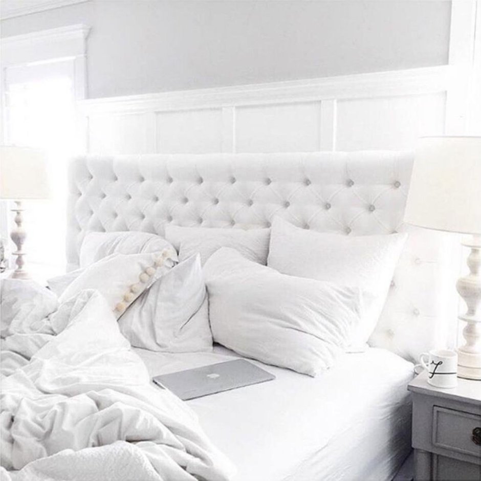 Белая спальня Эстетика