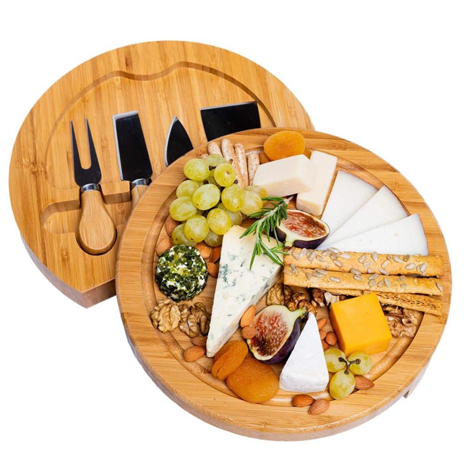Тарелка для сыра деревянная
