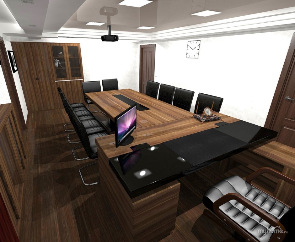 Кабинет руководителя с переговорной