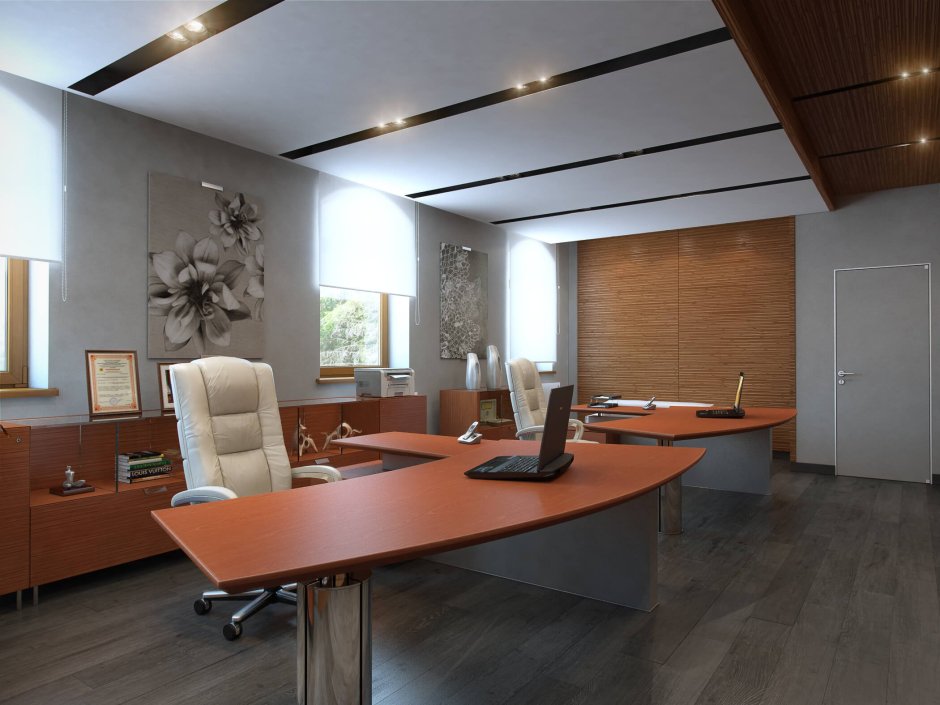 Современная отделка офиса