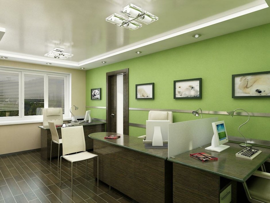Цвет стен в кабинете