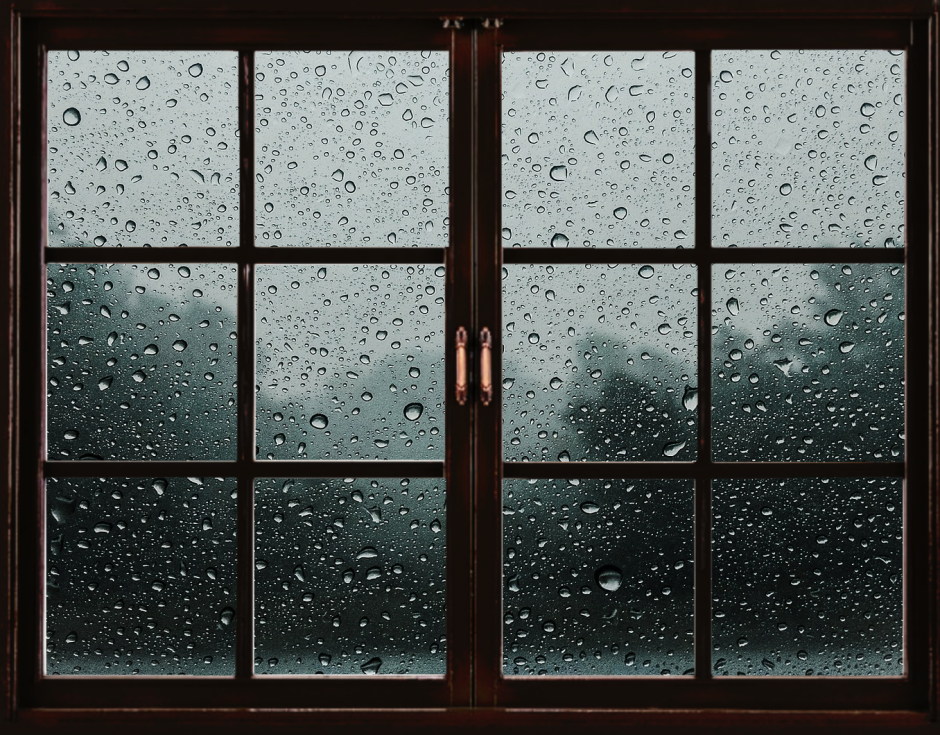 Дождь за окном для фотошопа