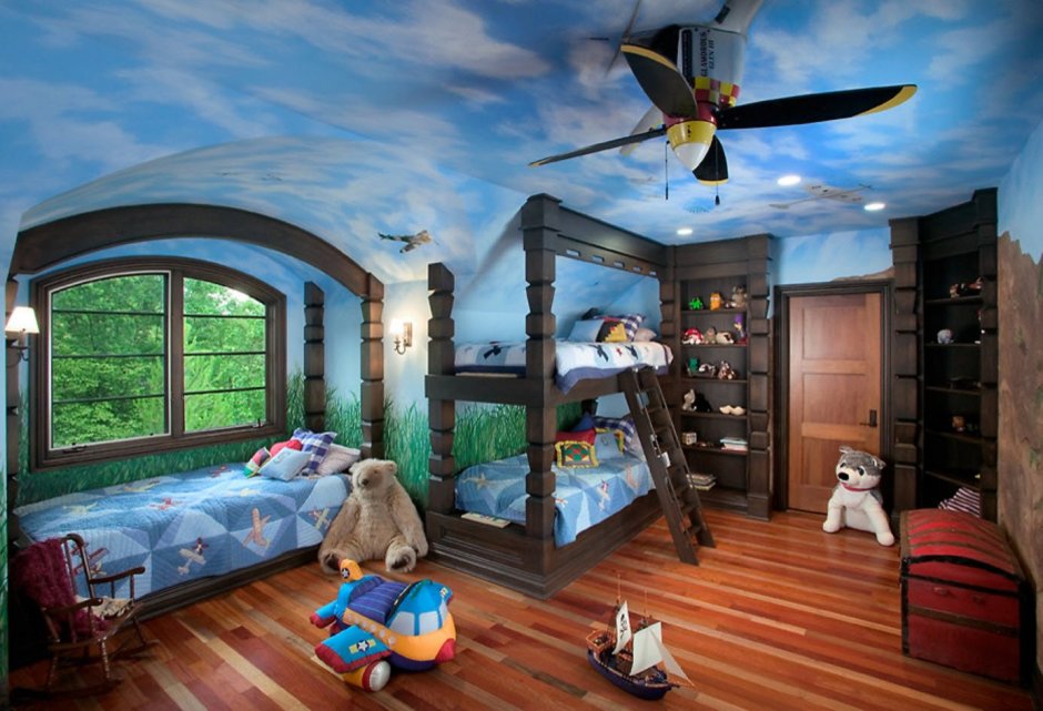 Красивая детская комната мальчику