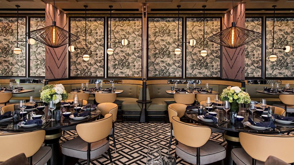 Ресторан Hexa в Гонконге, проект Steve Leung Design Group