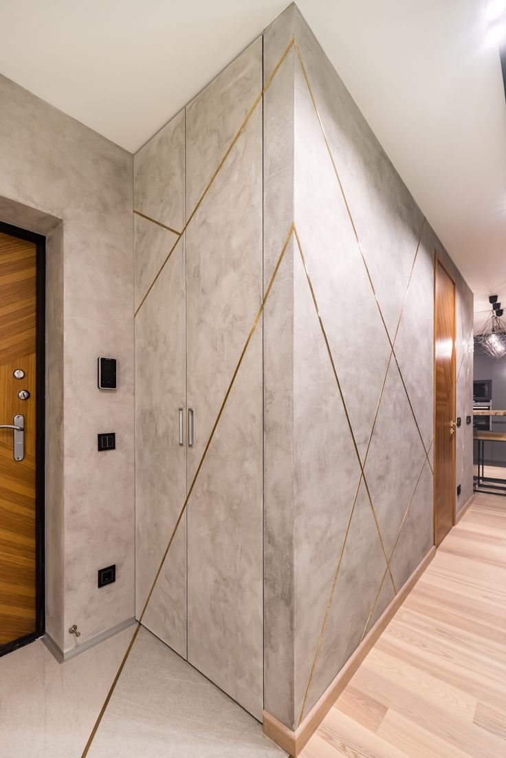 Отделка стен в коридоре