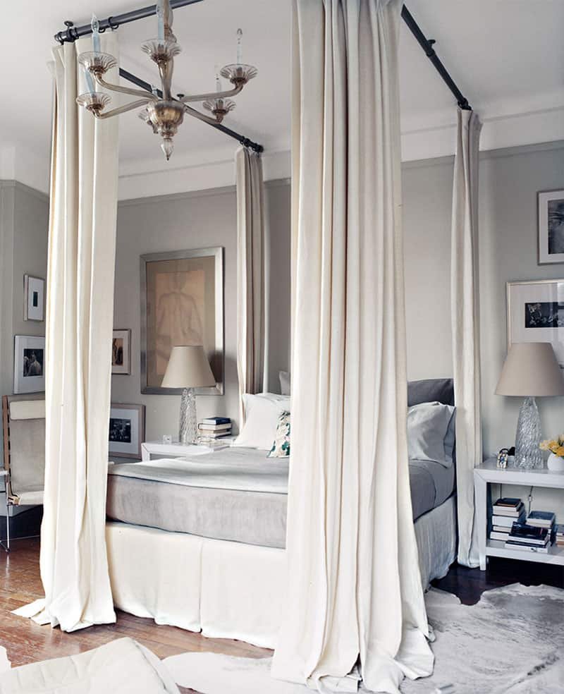 Карниз для зонирования комнаты шторами