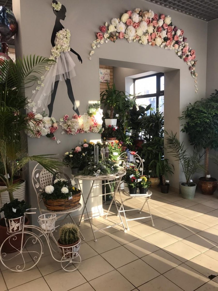 Интерьер цветочного магазина