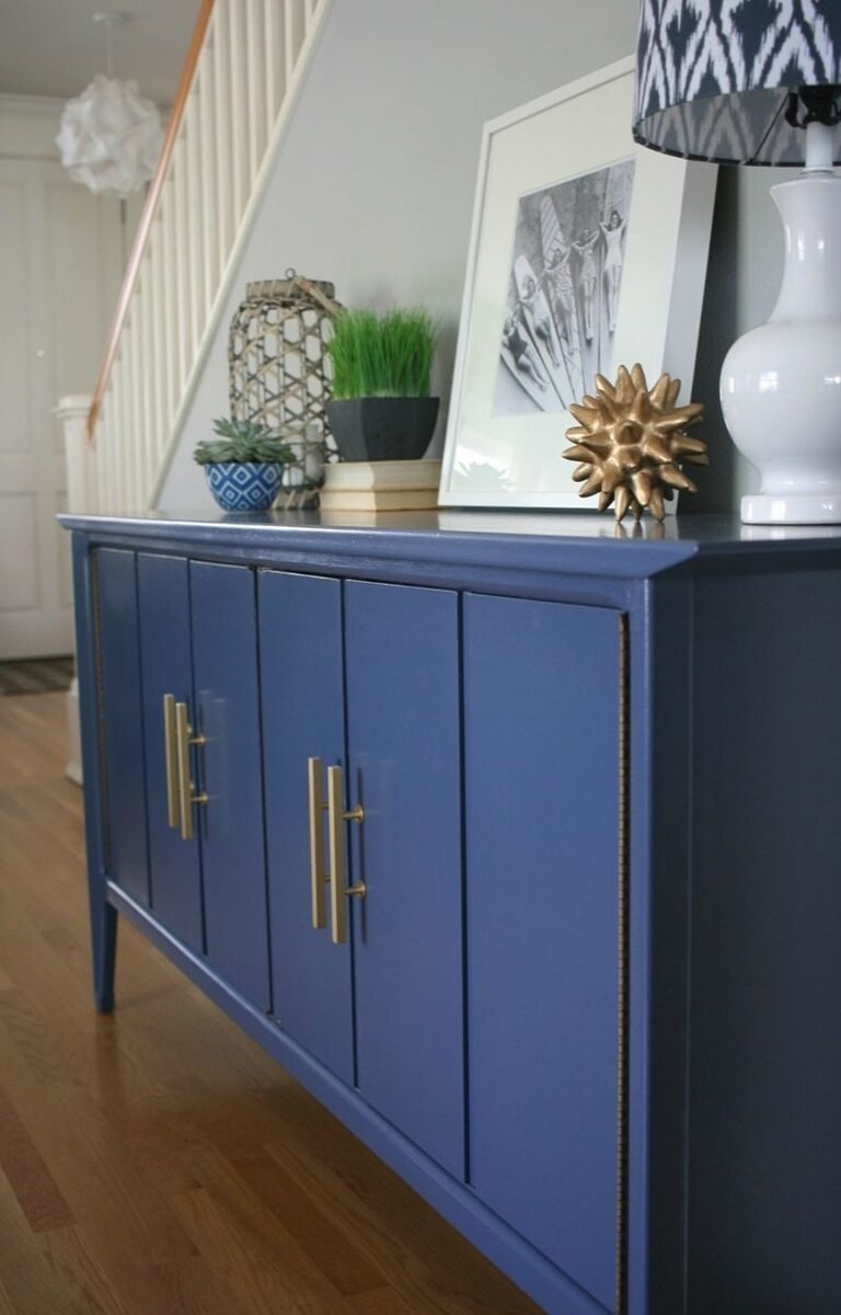 Мебель голубого цвета