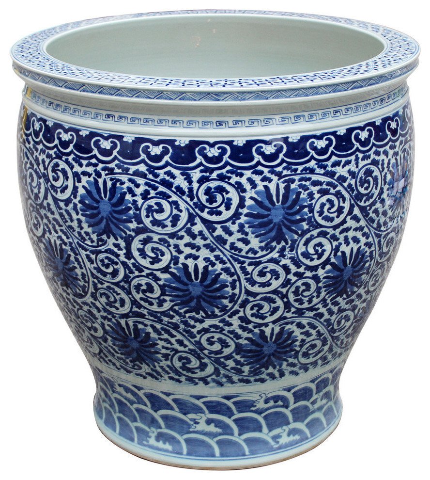 Китайские горшки для цветов