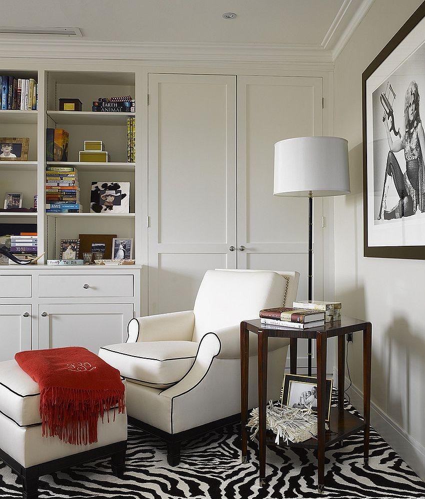 Уголок для чтения в гостиной