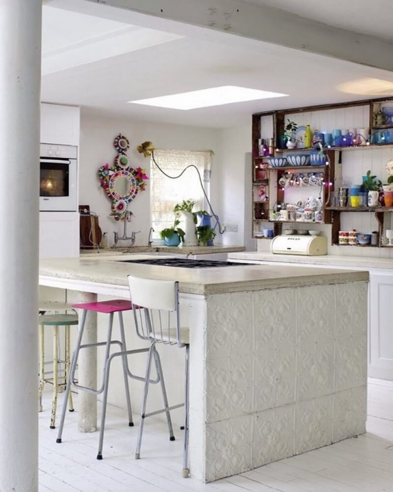 Скандинавский бохо кухня