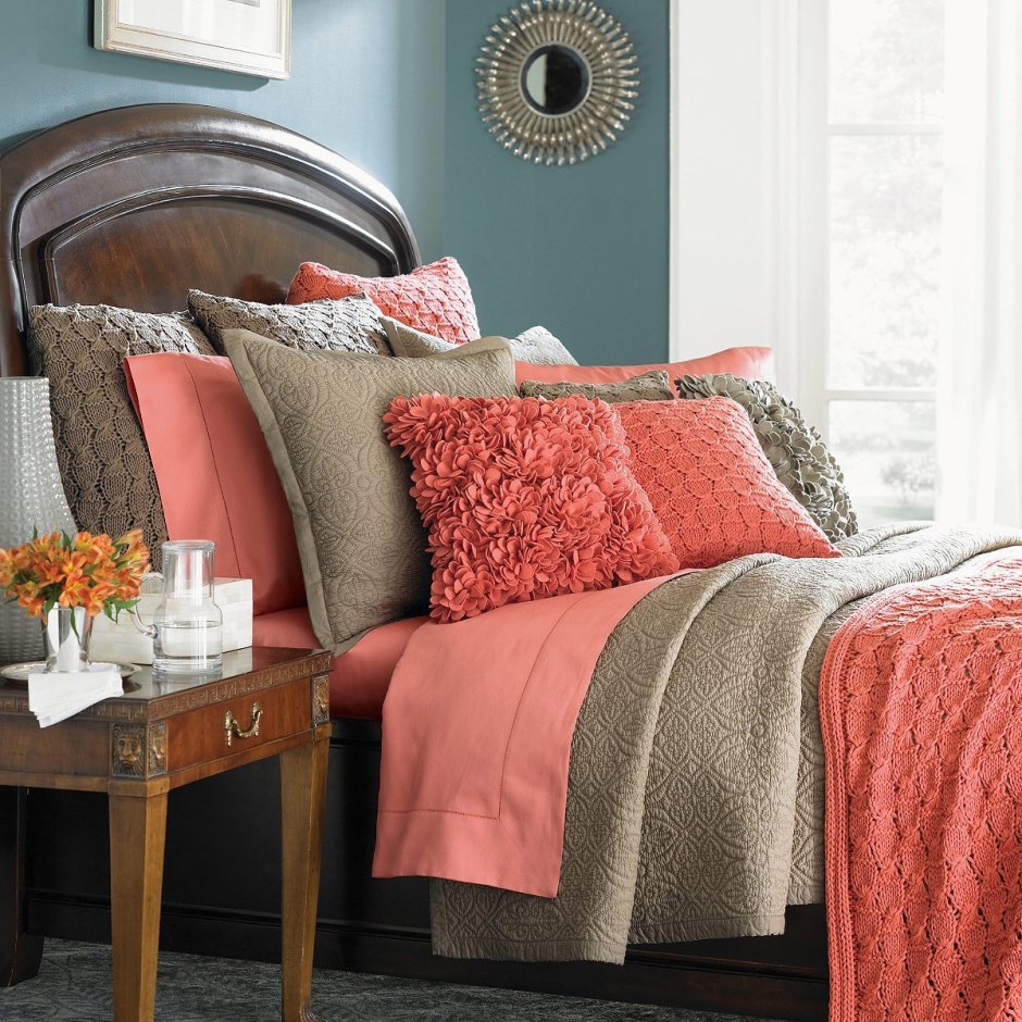 Палитра теплых цветов для интерьера