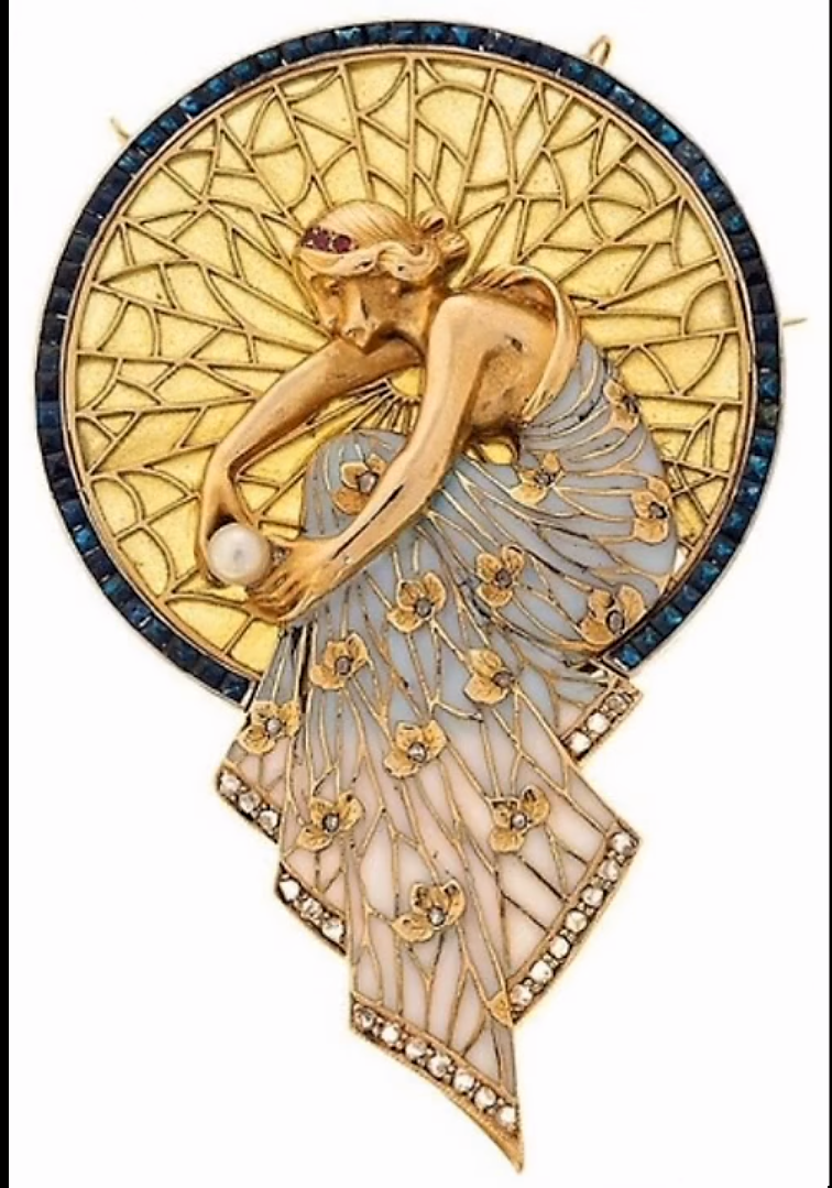 Украшения в стиле арт деко и арт нуво