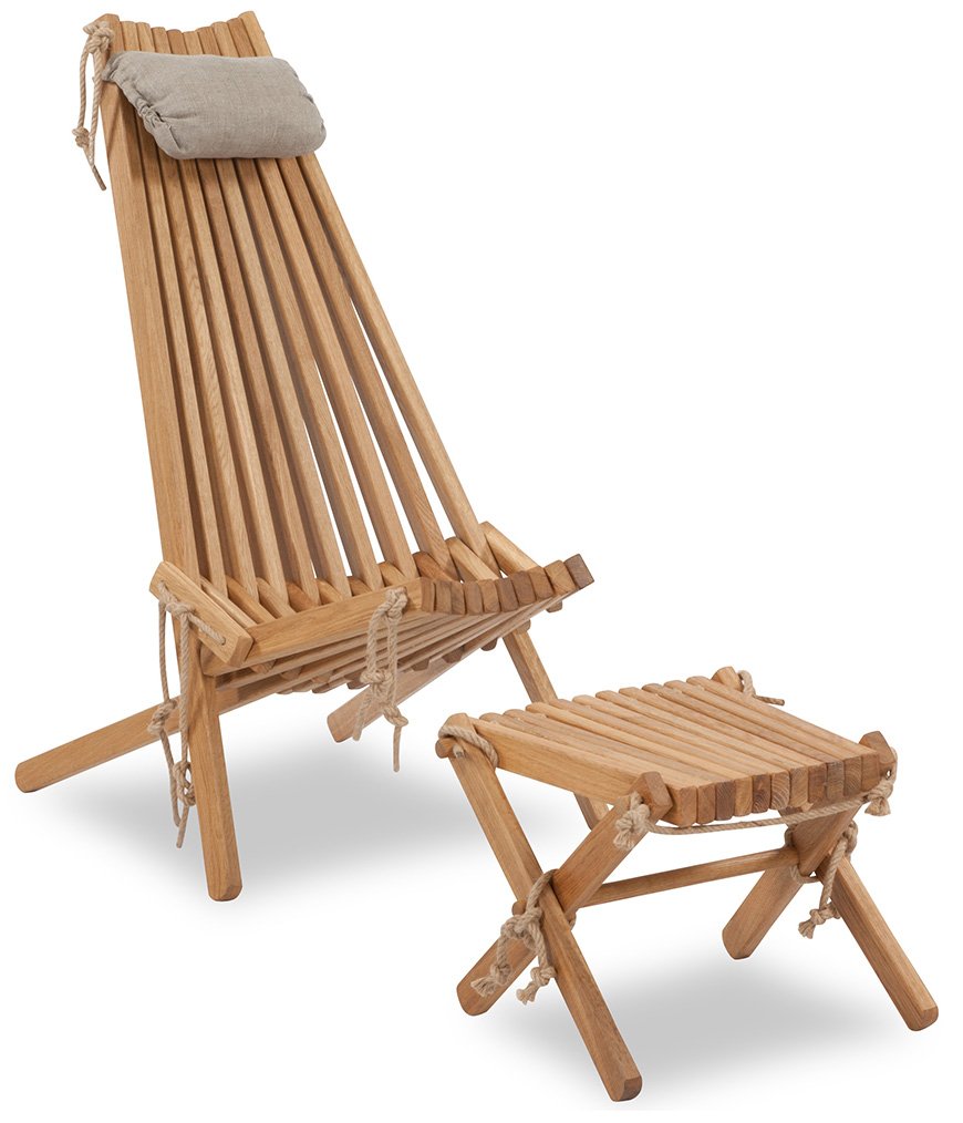 Шезлонг из дерева