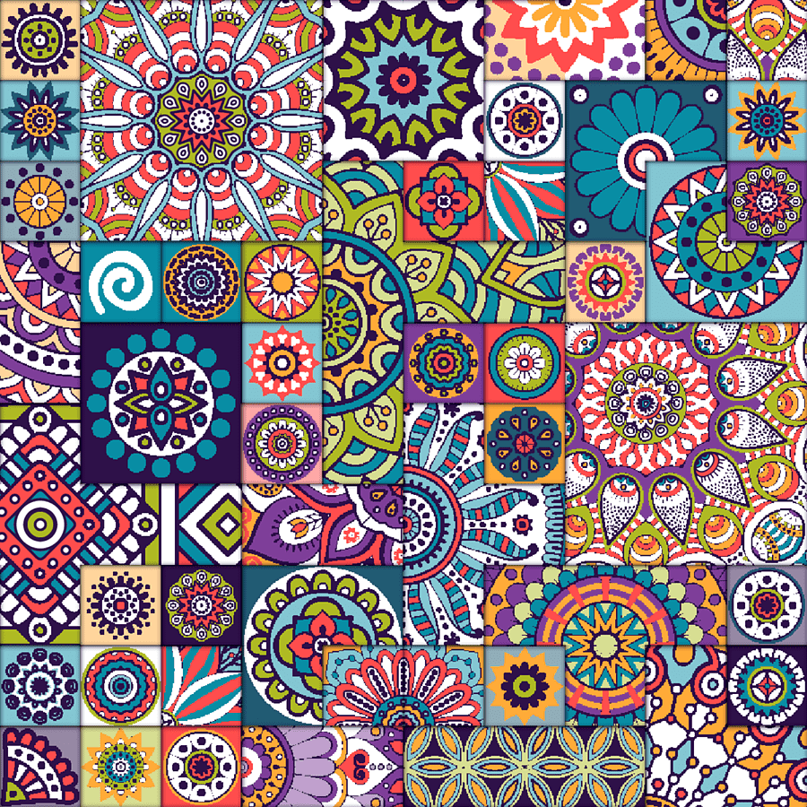 Орнаменты и узоры в стиле бохо