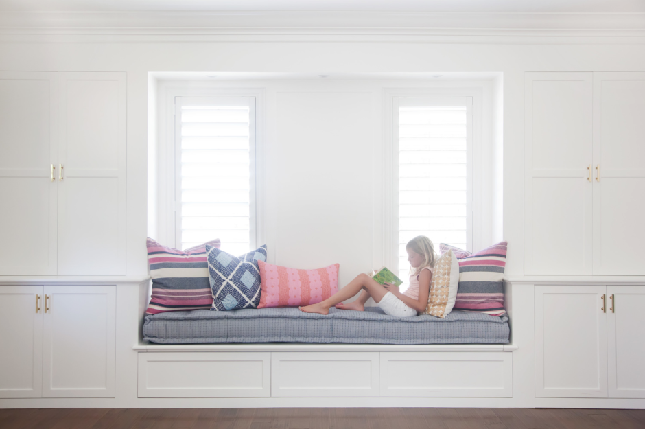 Подоконник сиденье в детской