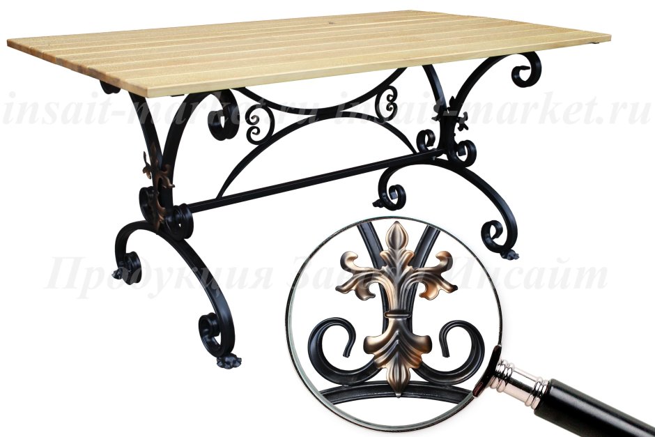 Столик уличный кованый