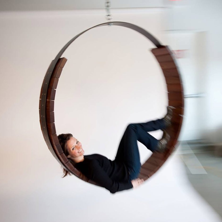 Качели в студии