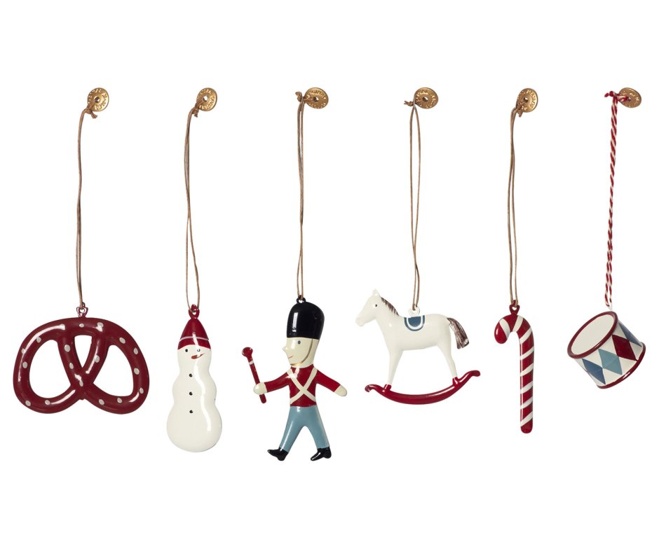 Подвески металлические новогодние