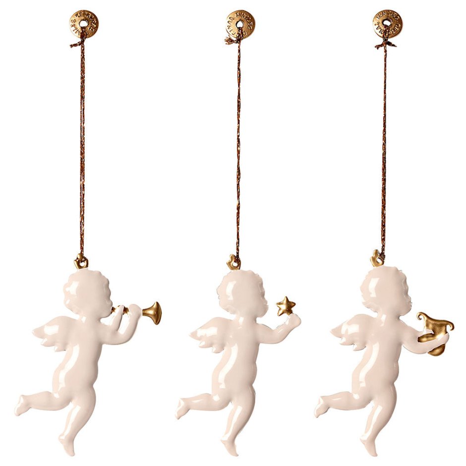 Набор елочных украшений из металла