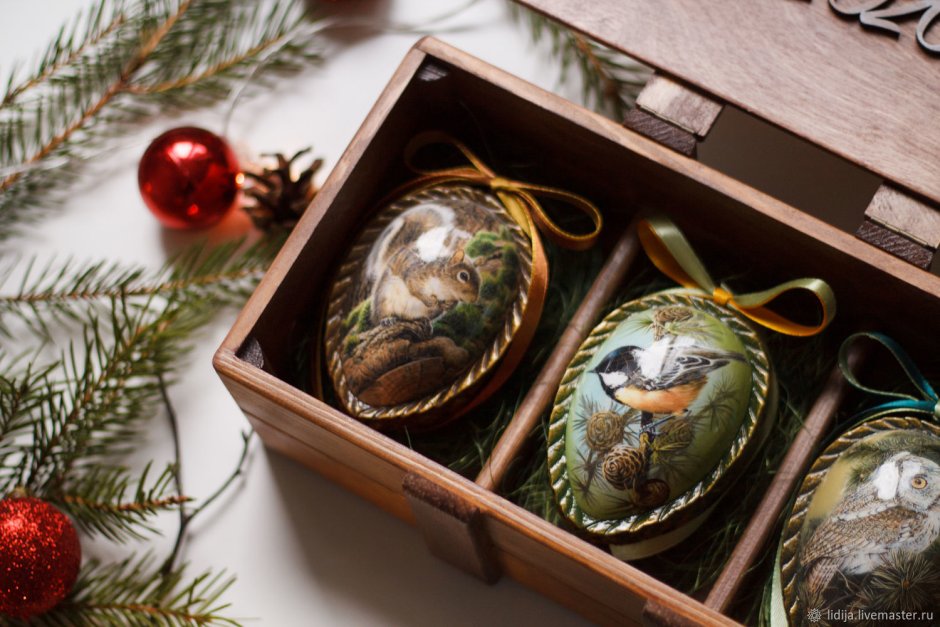 Винтажные елочные украшения