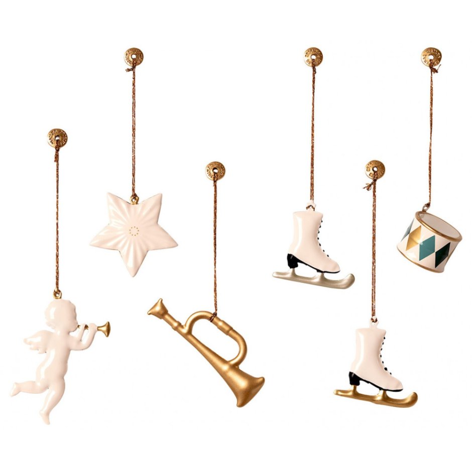 Подвески металлические новогодние