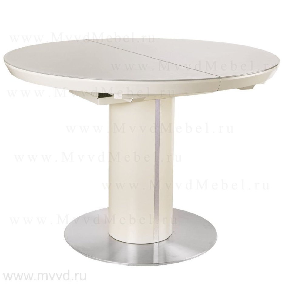 Круглый стол обеденный трансформер 1100мм
