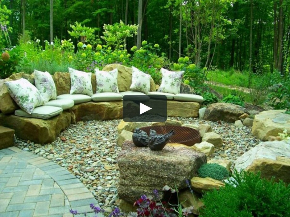 Природный камень в ландшафте