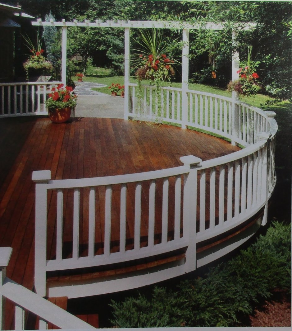 Беседка соединенная с домом