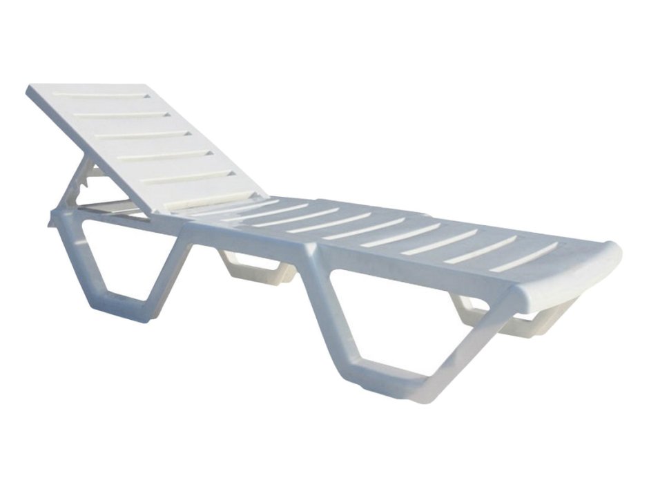 Шезлонг Алеана Бриз белый