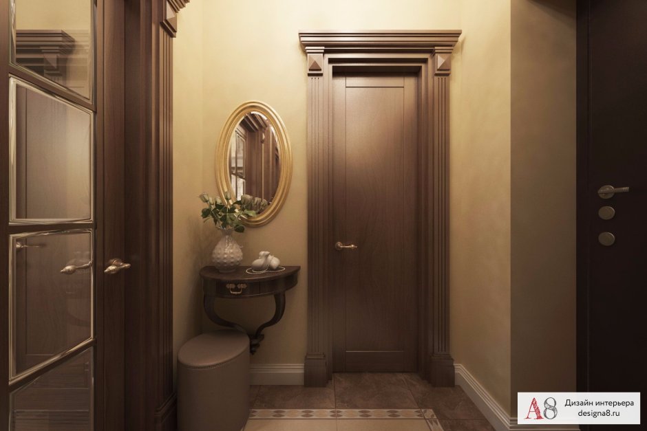 Входной коридор в частном доме