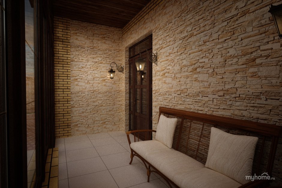 Отделка стен в тамбуре в частном доме