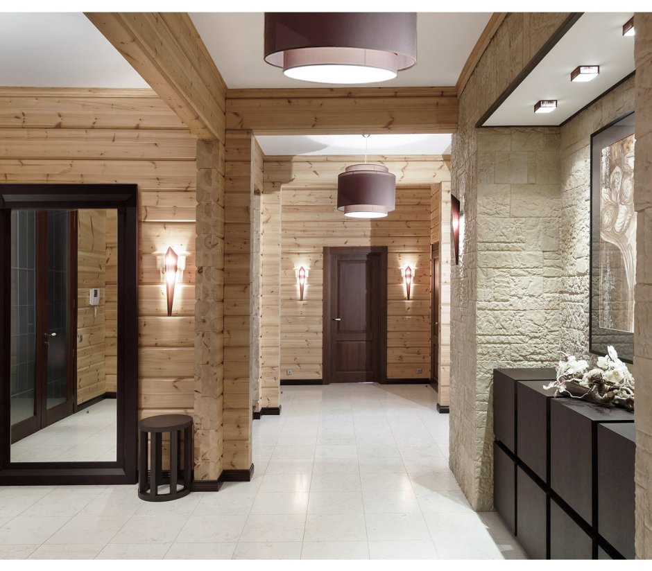 Отделка коридора в частном доме